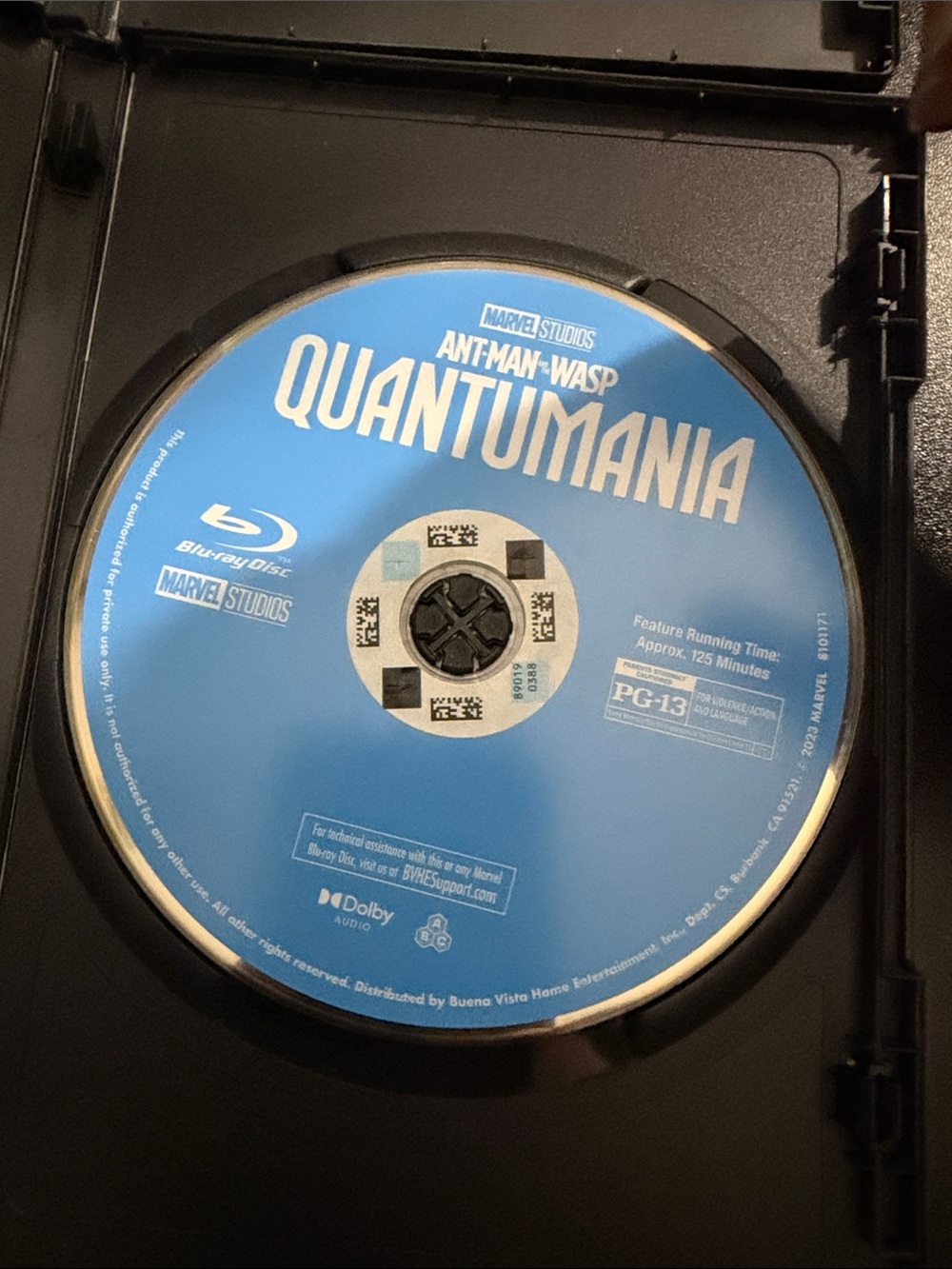 Ant-Man and The Wasp: Quantumania Blu-ray Disc - Blue